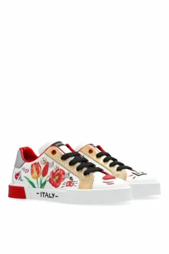 Dolce & Gabbana Kids MULTIKOLOR Buty sportowe z nadrukiem