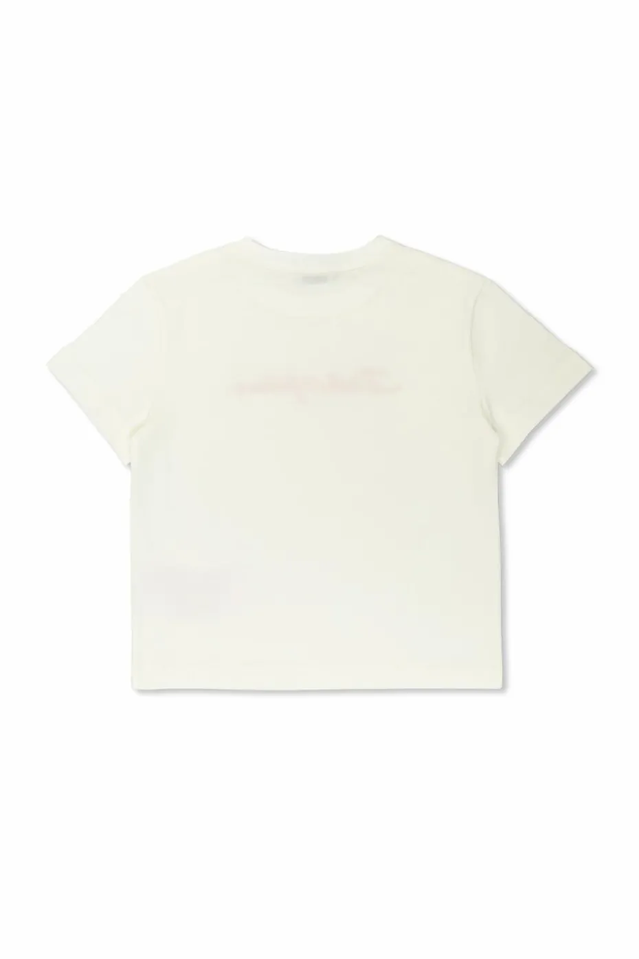 Dolce & Gabbana Kids RÓŻOWY T-shirt z logo