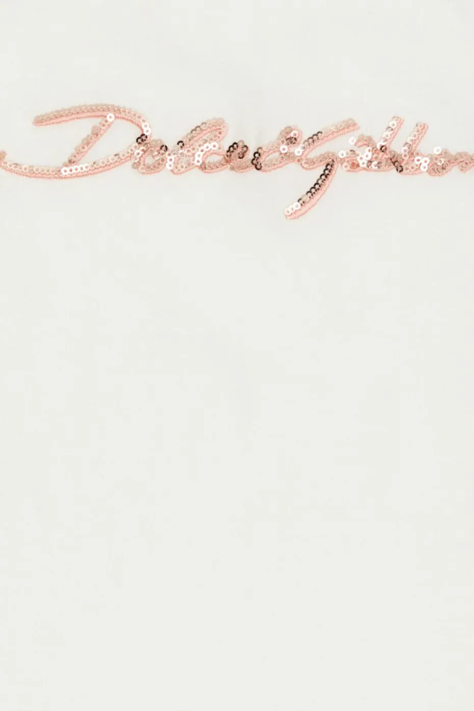Dolce & Gabbana Kids RÓŻOWY T-shirt z logo