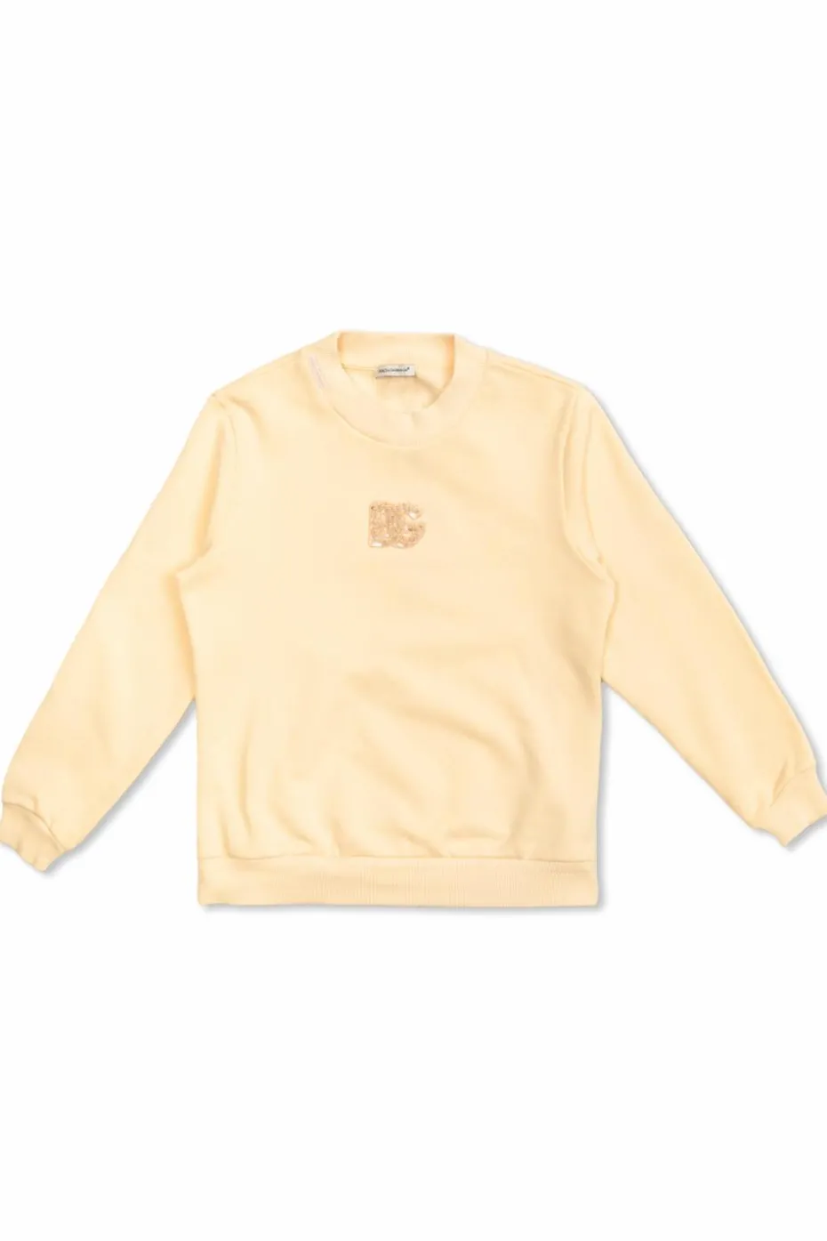 Dolce & Gabbana Kids RÓŻOWY Bluza z logo