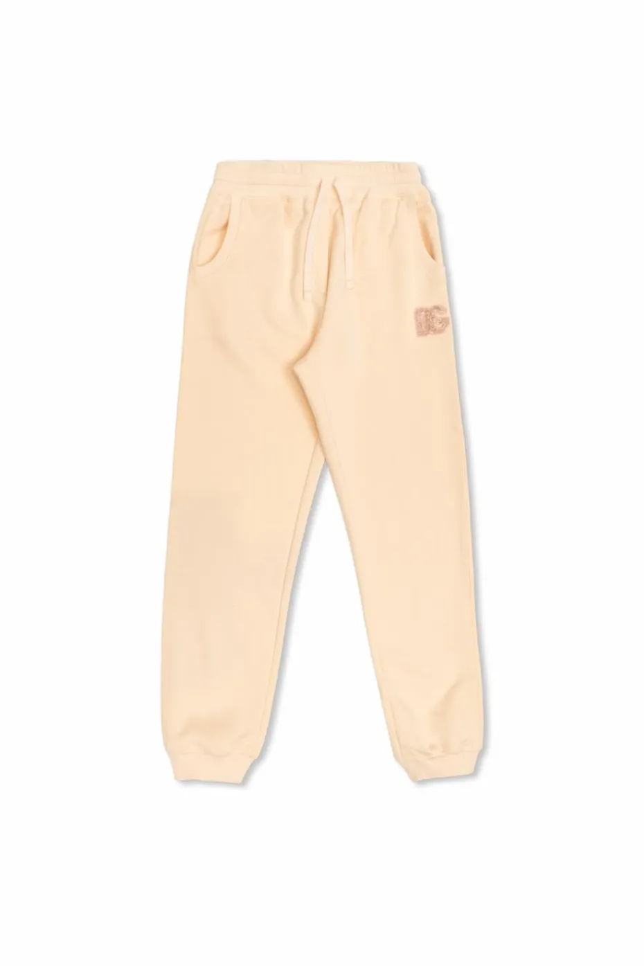 Dolce & Gabbana Kids RÓŻOWY Spodnie dresowe