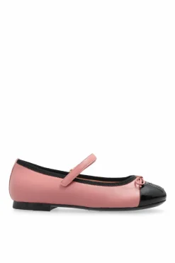 Dolce & Gabbana Kids RÓŻOWY Baleriny z logo