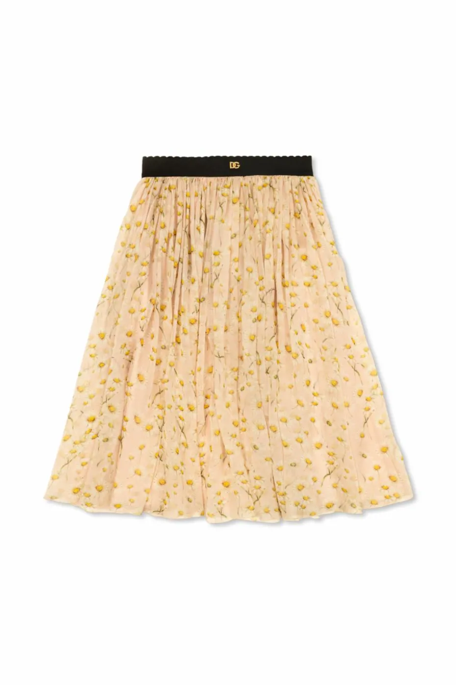 Dolce & Gabbana Kids RÓŻOWY Spódnica z motywem kwiatowym