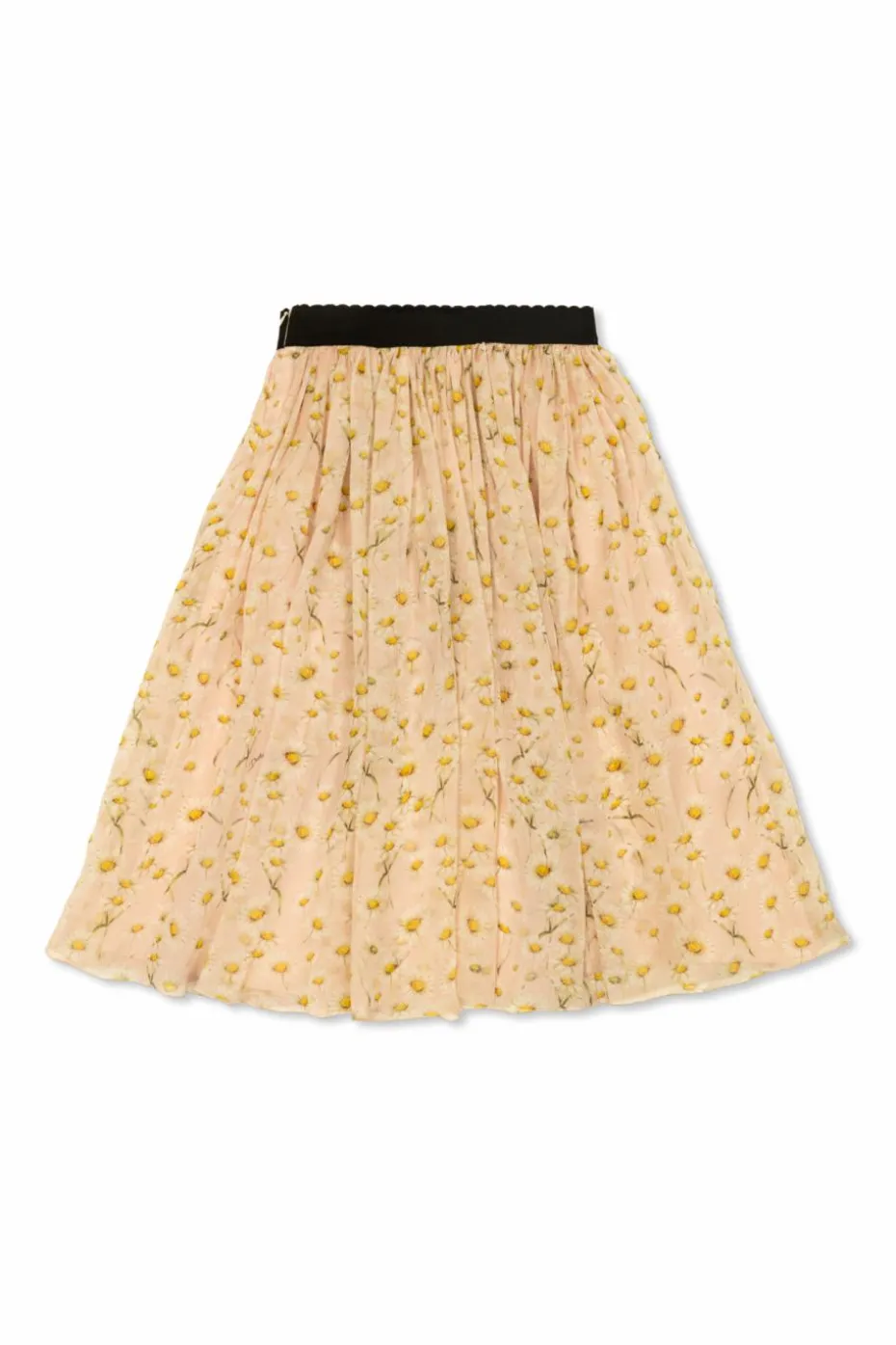 Dolce & Gabbana Kids RÓŻOWY Spódnica z motywem kwiatowym