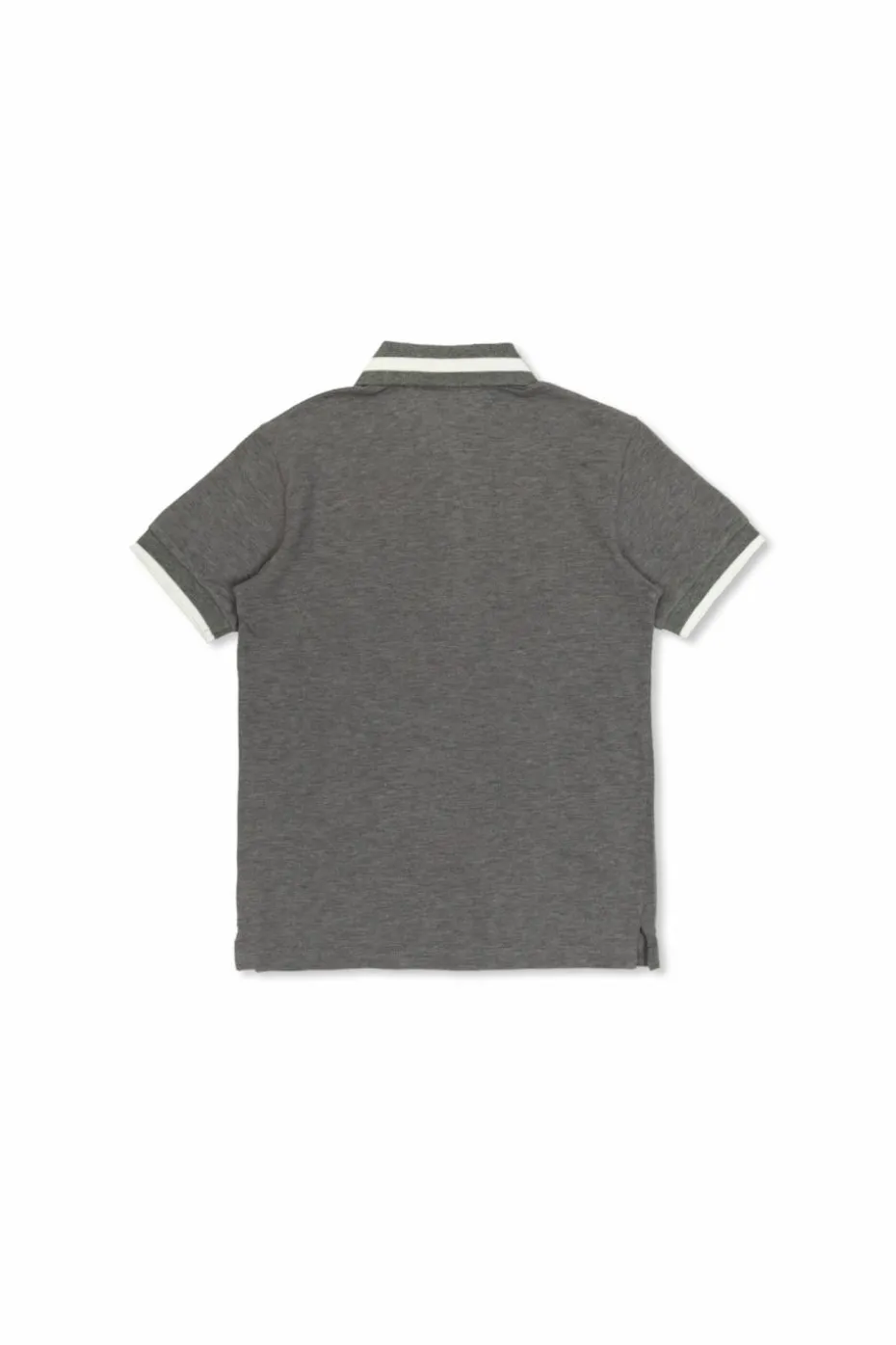 Dolce & Gabbana Kids SZARY Polo z wyszytym logo