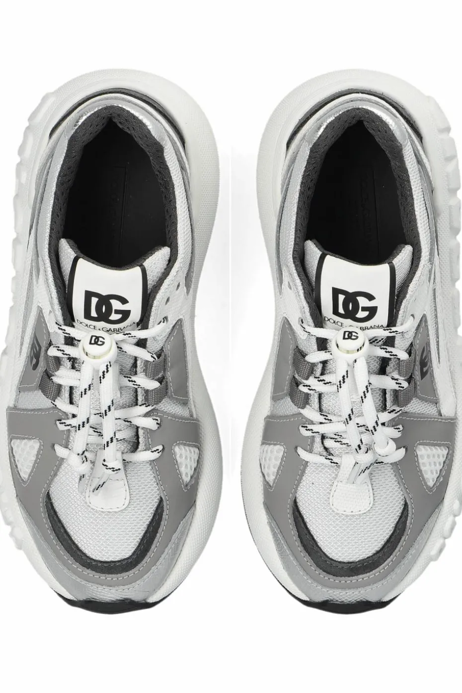 Dolce & Gabbana Kids SZARY Buty sportowe z logo