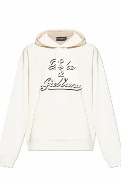 Dolce & Gabbana kremowy Bluza z logo