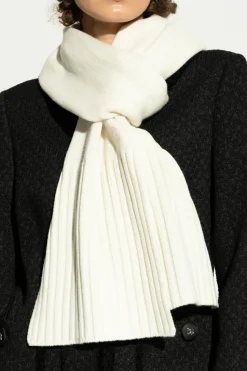 Dolce & Gabbana kremowy Kaszmirowy szal