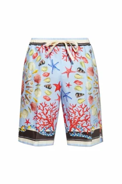Dolce & Gabbana MULTIKOLOR Szorty z motywem muszli