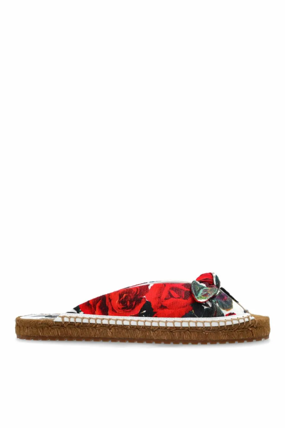 Dolce & Gabbana MULTIKOLOR Klapki z motywem kwiatowym