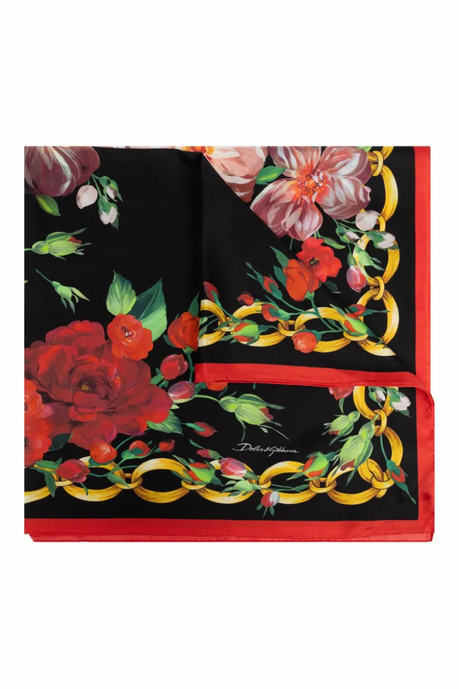 Dolce & Gabbana MULTIKOLOR Jedwabna chusta