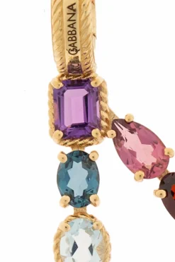 Dolce & Gabbana MULTIKOLOR Zawieszka z kamieniami szlachetnymi