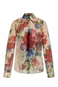 Dolce & Gabbana MULTIKOLOR Jedwabna koszula