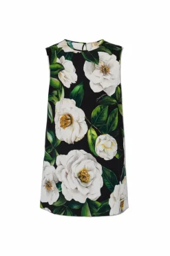 Dolce & Gabbana MULTIKOLOR Top z motywem kwiatowym