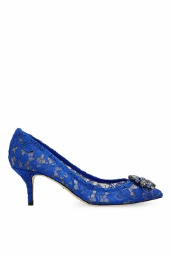 Dolce & Gabbana NIEBIESKI Koronkowe szpilki ‘Bellucci’