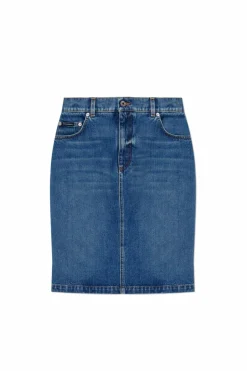 Dolce & Gabbana NIEBIESKI Jeansowa spódnica