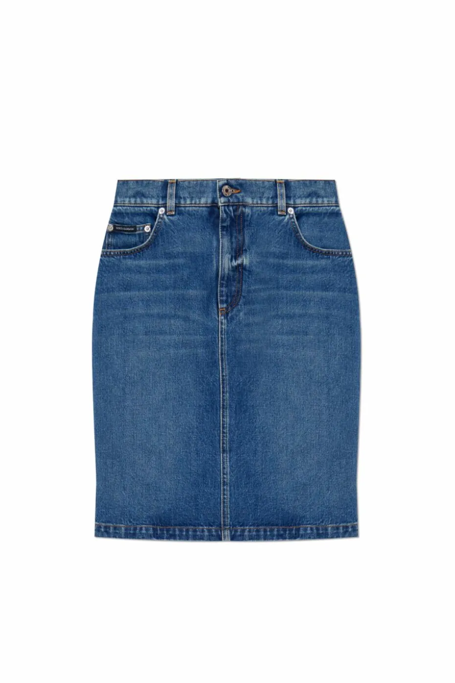 Dolce & Gabbana NIEBIESKI Jeansowa spódnica