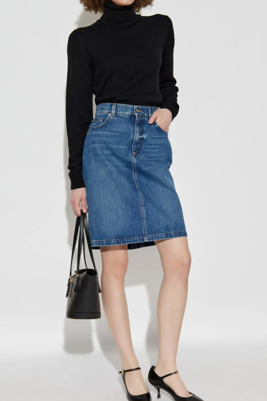 Dolce & Gabbana NIEBIESKI Jeansowa spódnica