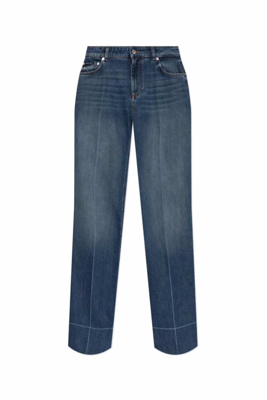 Dolce & Gabbana NIEBIESKI Jeansy z prostymi nogawkami
