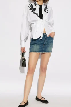 Dolce & Gabbana NIEBIESKI Jeansowa spódnica