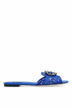 Dolce & Gabbana NIEBIESKI Klapki `Bianca`