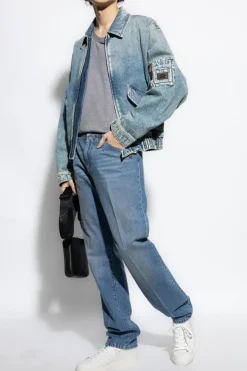 Dolce & Gabbana NIEBIESKI Jeansy z lekko zwężanymi nogawkami