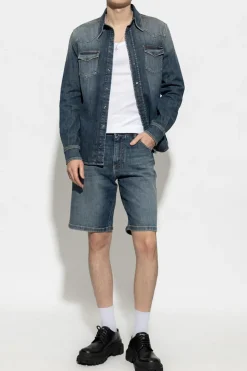 Dolce & Gabbana NIEBIESKI Jeansowe szorty