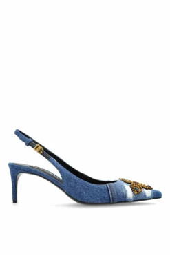 Dolce & Gabbana NIEBIESKI Jeansowe buty na obcasie