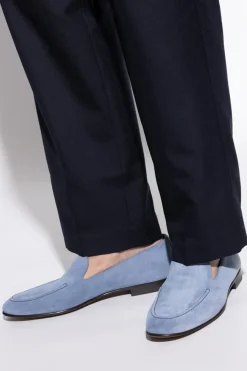 Dolce & Gabbana NIEBIESKI Zamszowe buty `Split`