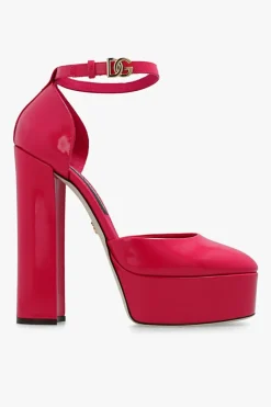 Dolce & Gabbana RÓŻOWY Buty na platformie ‘Sharon’