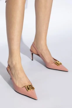 Dolce & Gabbana RÓŻOWY Buty na obcasie
