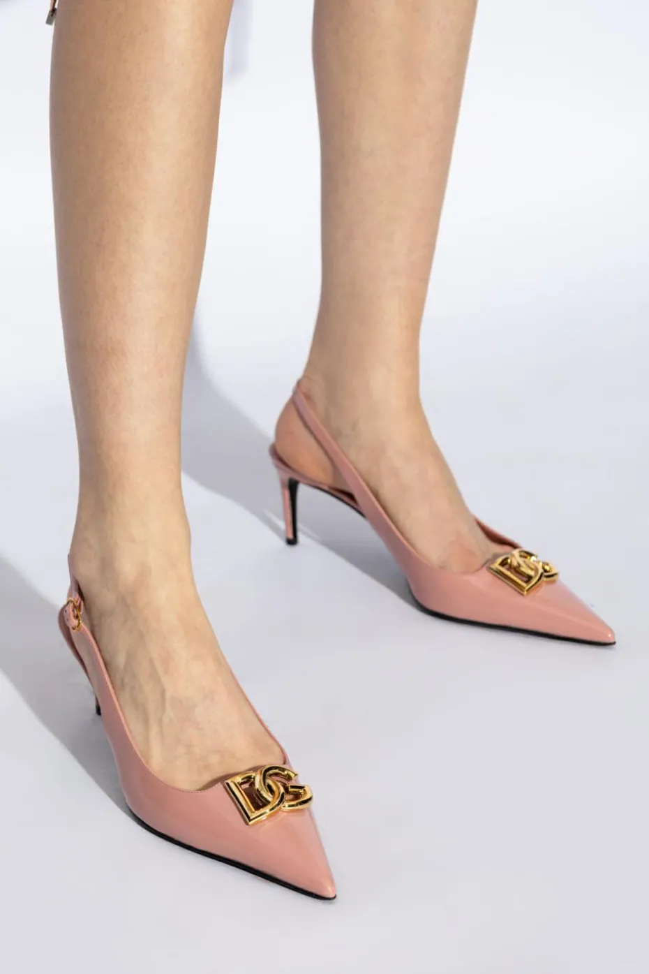 Dolce & Gabbana RÓŻOWY Buty na obcasie