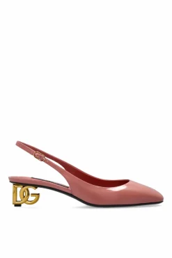 Dolce & Gabbana RÓŻOWY Byty na obcasie