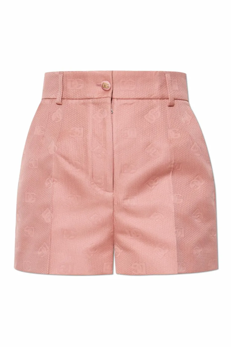 Dolce & Gabbana RÓŻOWY Szorty z monogramem