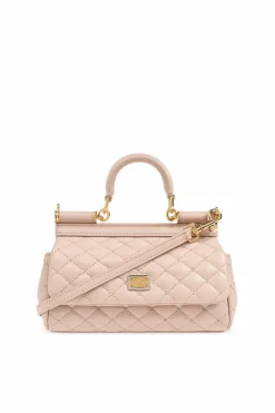 Dolce & Gabbana RÓŻOWY Torba na ramię `Small Sicily`