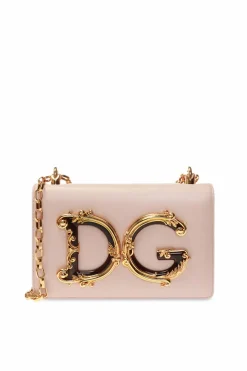 Dolce & Gabbana RÓŻOWY Torba na ramię ‘DG Girls’