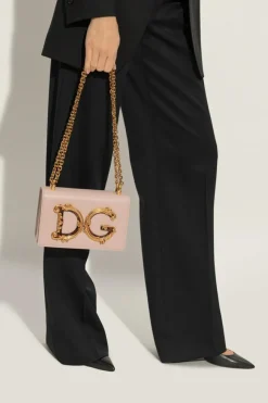 Dolce & Gabbana RÓŻOWY Torba na ramię ‘DG Girls’