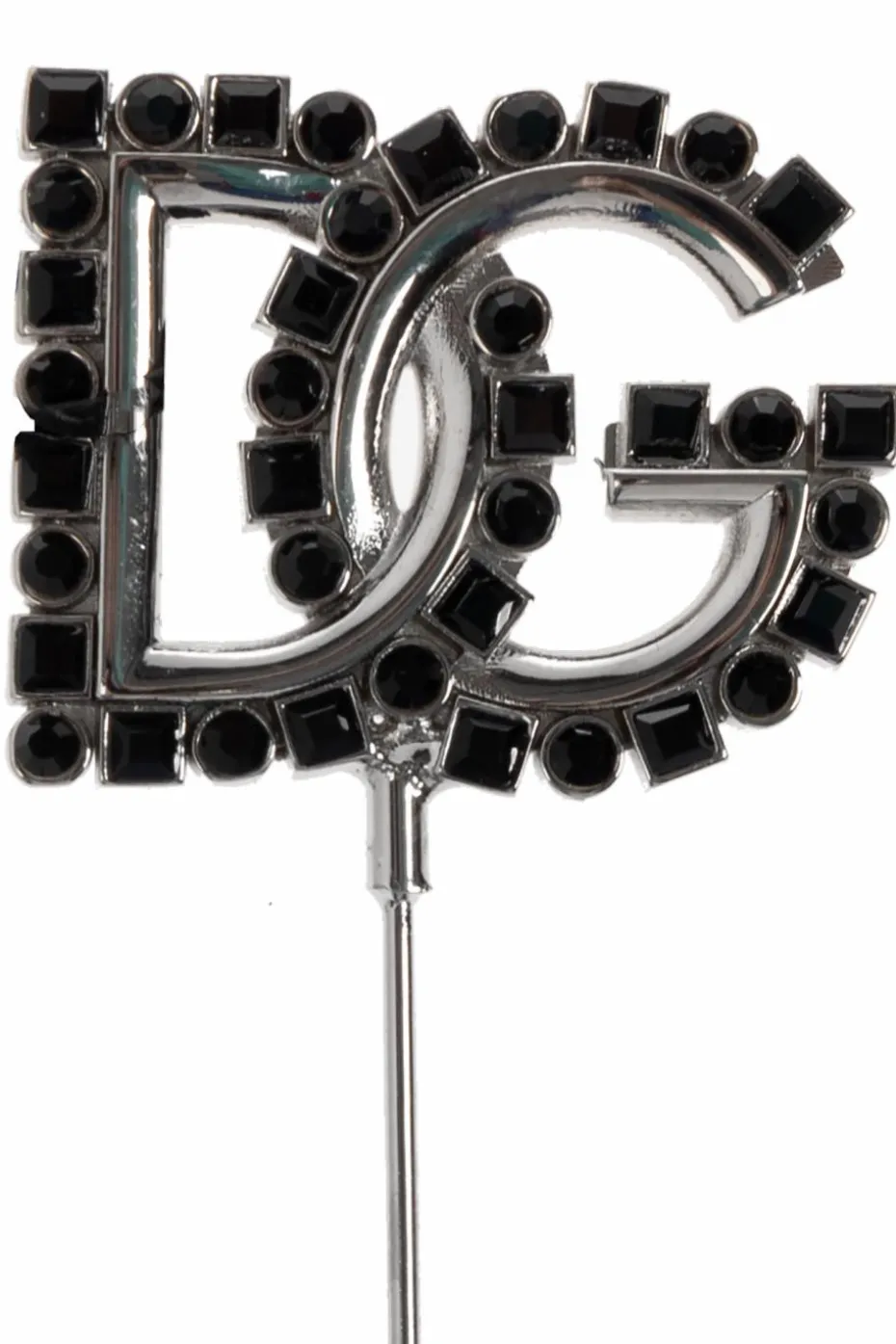 Dolce & Gabbana SREBRNY Broszka w kształcie logo