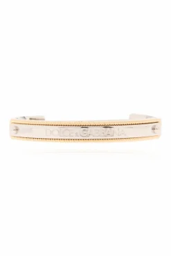 Dolce & Gabbana SREBRNY Bransoleta z logo