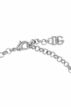Dolce & Gabbana SREBRNY Bransoleta z zawieszkami