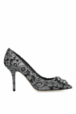 Dolce & Gabbana SREBRNY Buty na obcasie `Belluccii`
