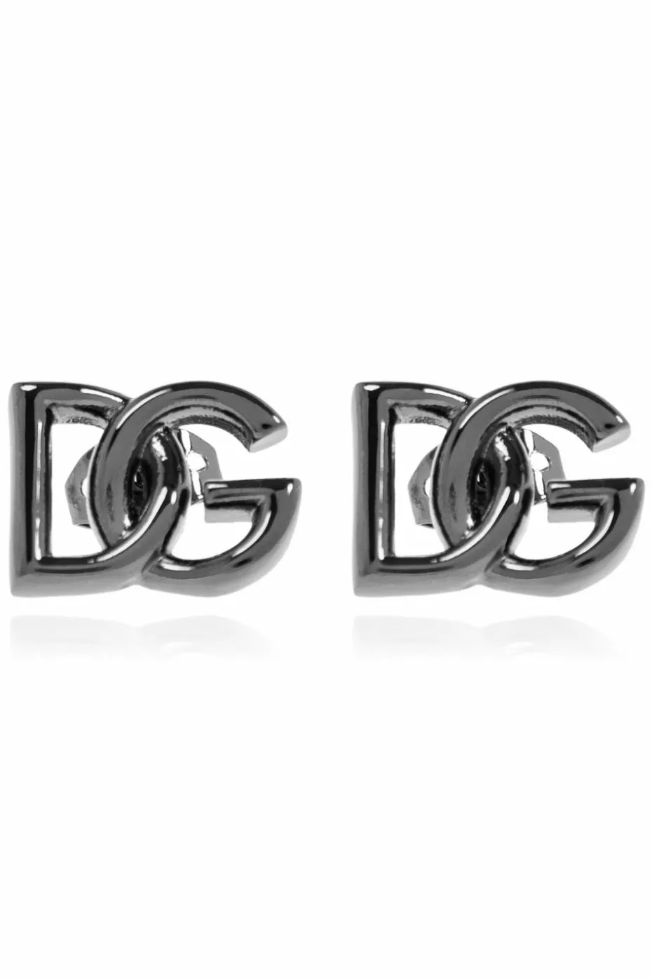 Dolce & Gabbana SREBRNY Kolczyki w kształcie logo