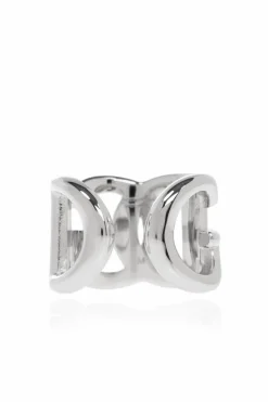 Dolce & Gabbana SREBRNY Mosiężny pierścień