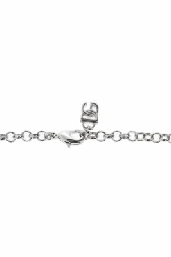 Dolce & Gabbana SREBRNY Naszyjnik z zawieszkami