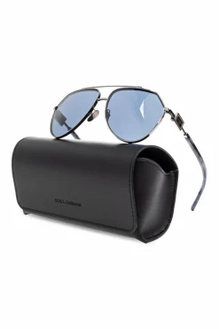 Dolce & Gabbana SREBRNY Okulary przeciwsłoneczne