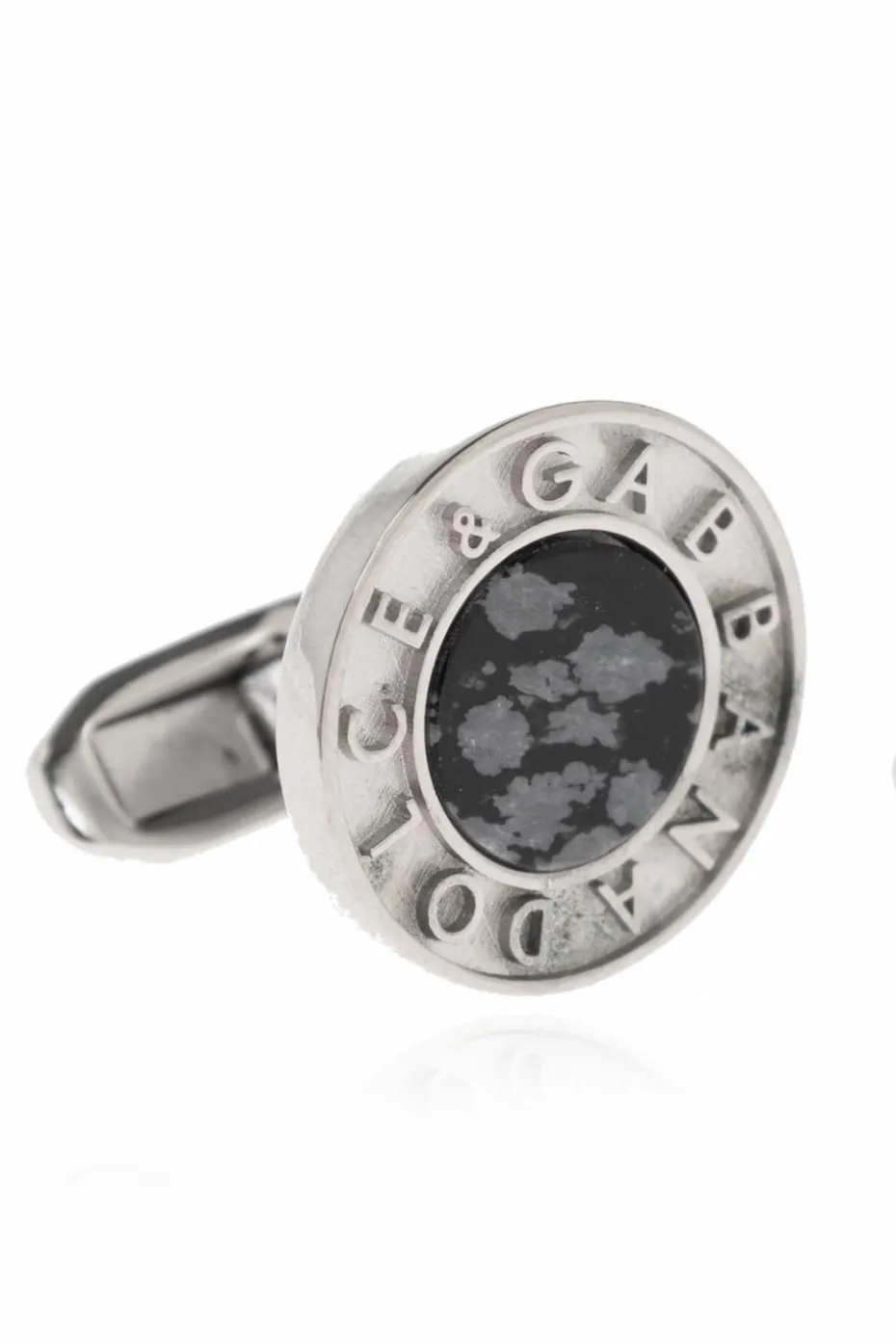 Dolce & Gabbana SREBRNY Spinki do mankietów z logo
