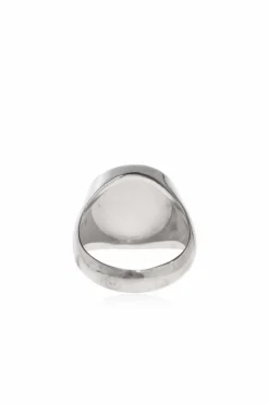 Dolce & Gabbana SREBRNY Sygnet z logo