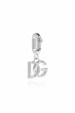 Dolce & Gabbana SREBRNY Zawieszka z logo