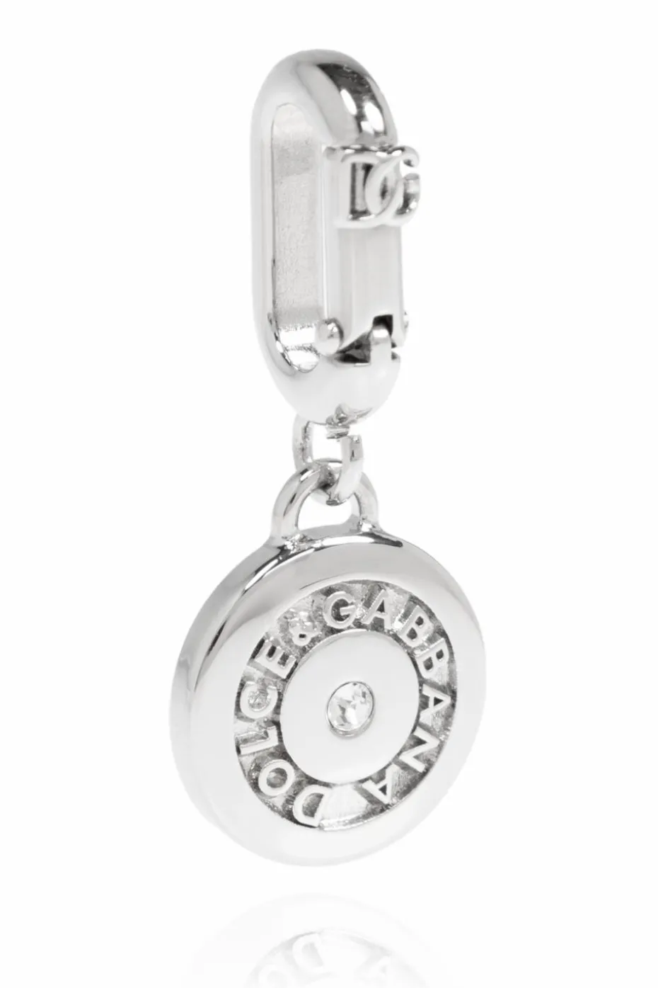 Dolce & Gabbana SREBRNY Zawieszka z logo