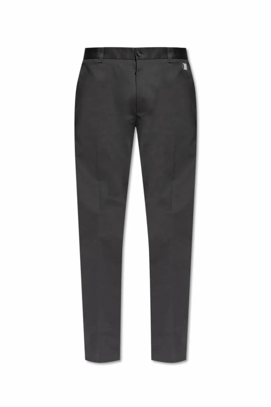 Dolce & Gabbana SZARY Bawełniane spodnie
